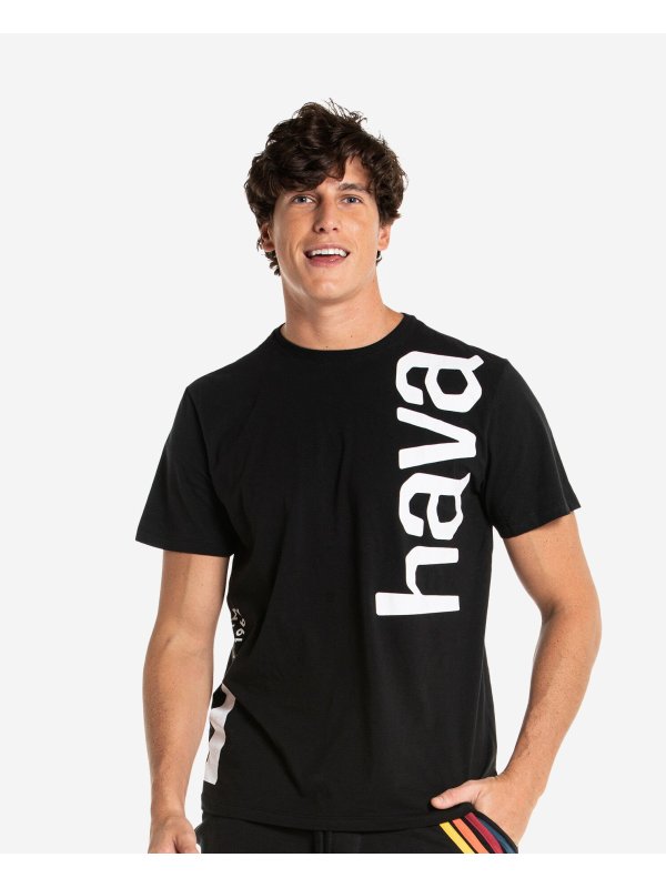 Havaianas T-Shirt New Logomania - BLACK