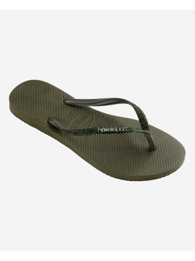 Havaianas Slim Glitter II - GREEN OLIVE