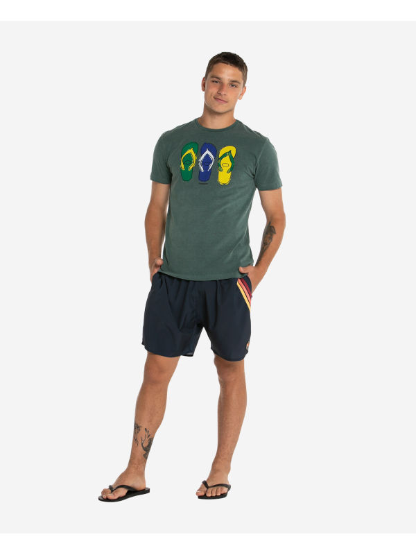 Havaianas T-Shirt Ff Collage - OLIVE GREEN