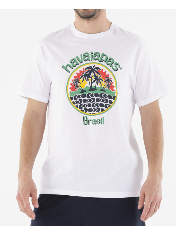 Havaianas T-Shirt Rotondo Patch - WHITE