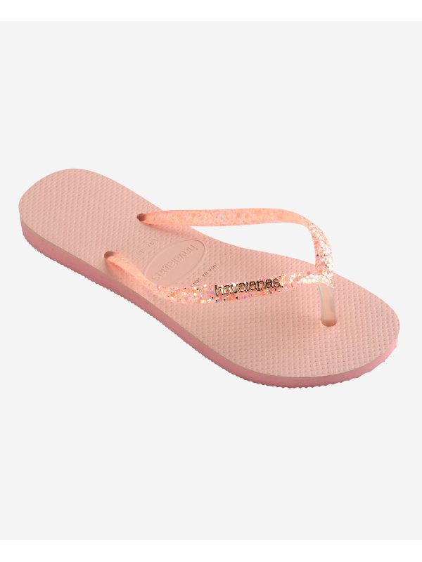 Havaianas Slim Glitter Flourish - MACARON PINK