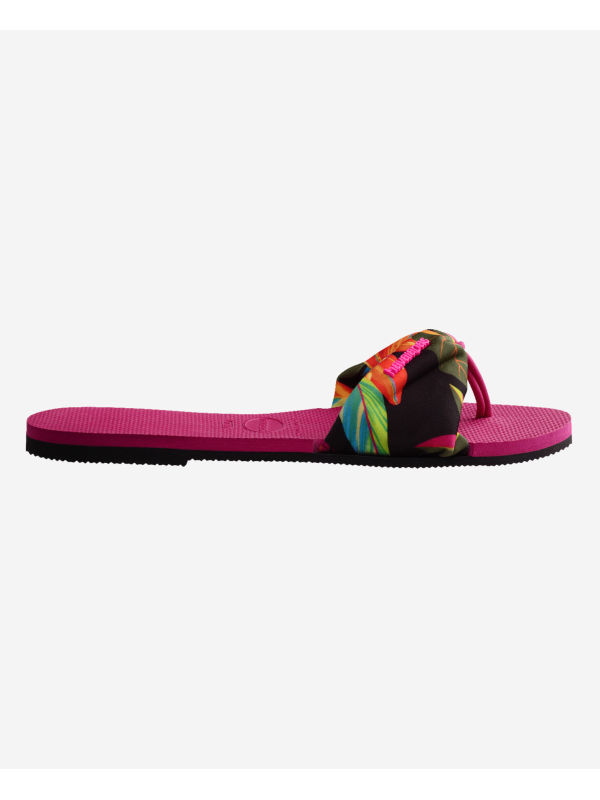Havaianas You Saint Tropez Print - PINK ELECTRIC