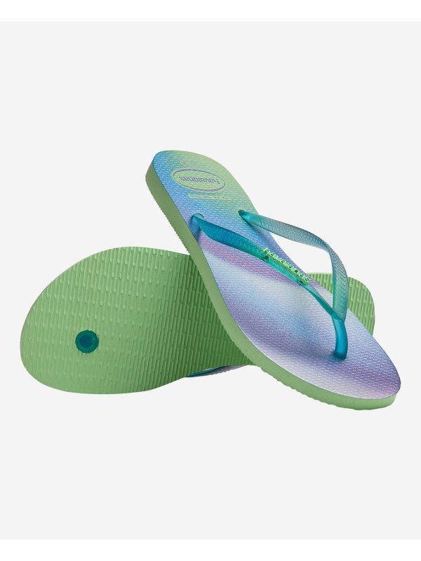 Havaianas Slim Metallic Rainbow - CITRONELLA