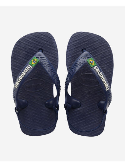 Havaianas Baby Brasil Logo II - NAVY BLUE/CITRUS YELLOW