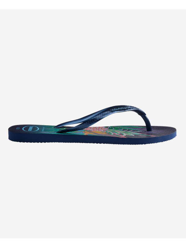 Havaianas Slim Tropical - NAVY BLUE
