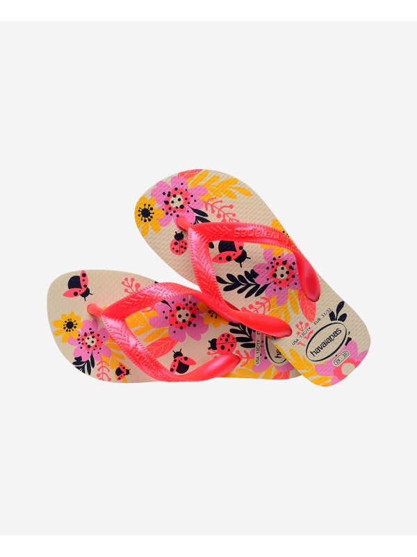 Havaianas Kids Flores - BEIGE