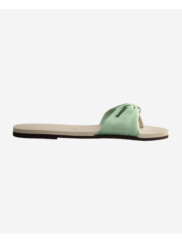 Havaianas You St Tropez Basic - BEIGE/MINERAL GREEN