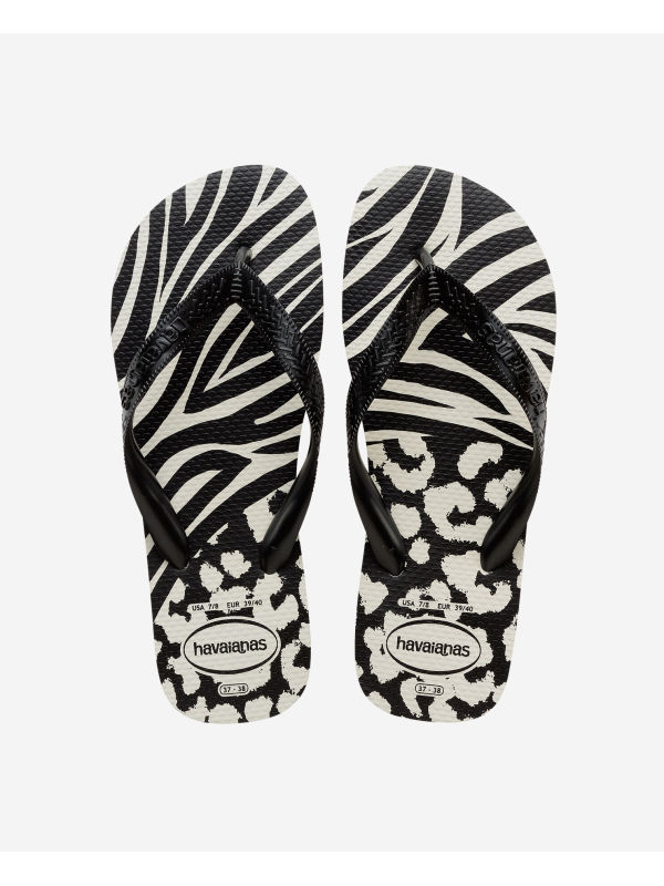 Havaianas Top Animals - WHITE/BLACK