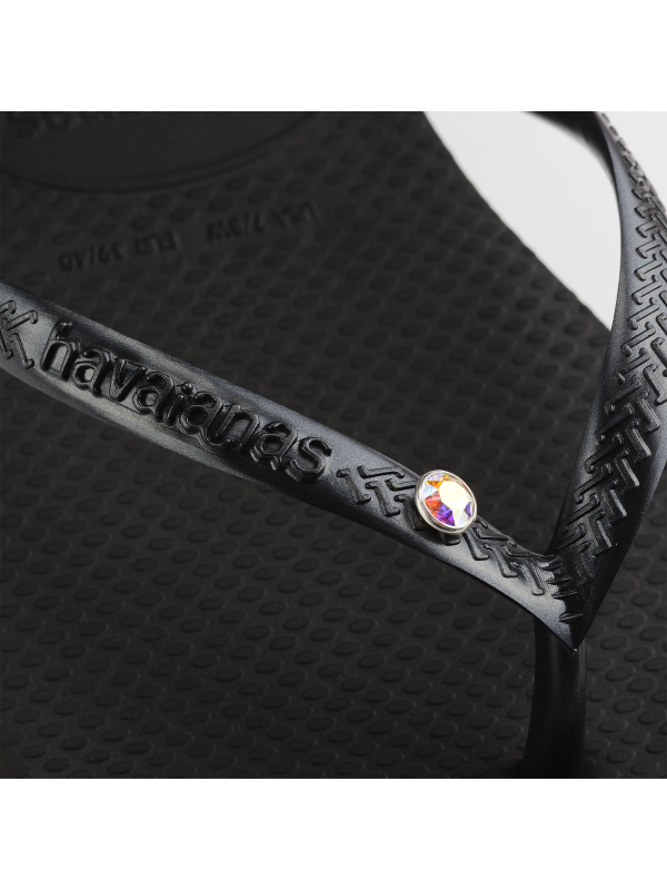 Havaianas Slim Crystal Sw II - BLACK