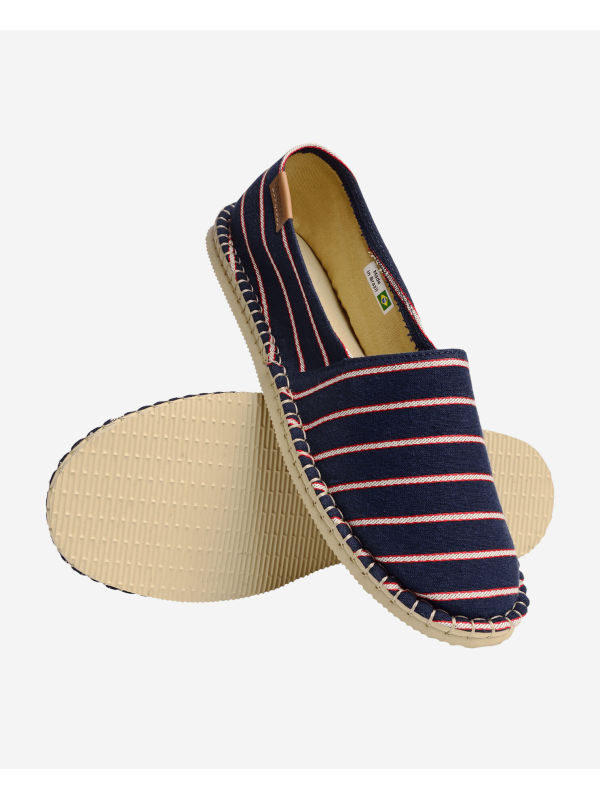 Havaianas Espadrillas IV Print - SAND/NAVY BLUE/RED