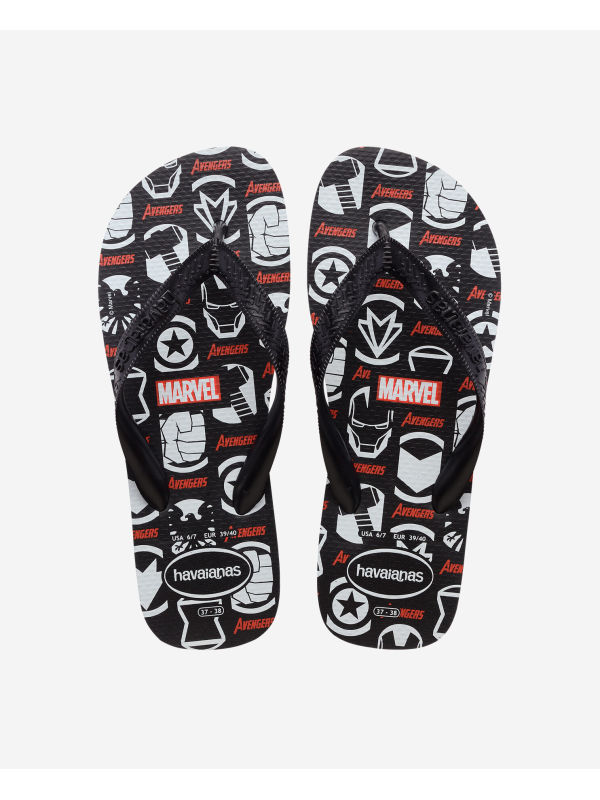 Havaianas Top Marvel Logomania - BLACK