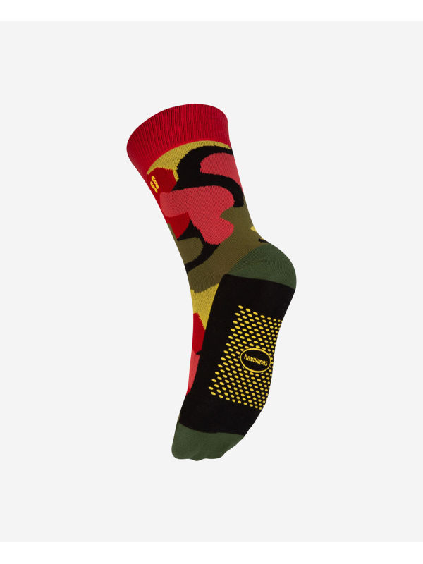 Havaianas Calzini Slide - GRAPHITE/ORANGE