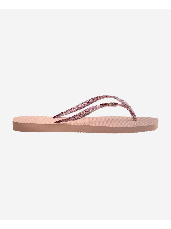 Havaianas Square Logo Metallic - BALLET ROSE