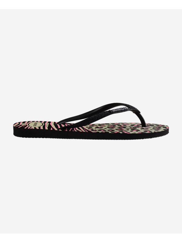 Havaianas Slim Animals Mix - BLACK/GREY