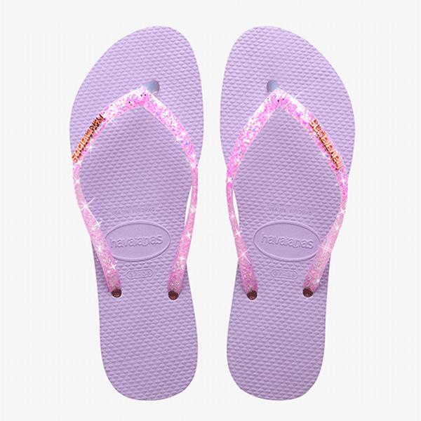 Havaianas Slim Glitter Flourish - PURPLE