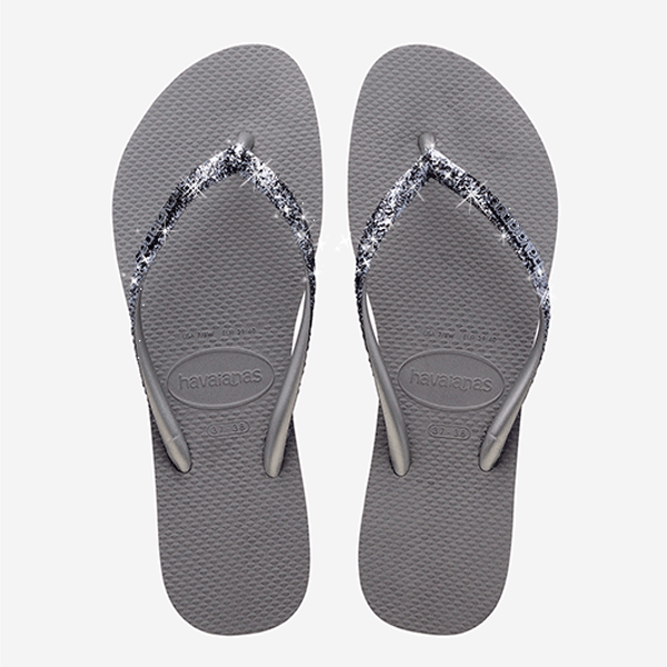 Havaianas Slim Glitter II - STEEL GREY
