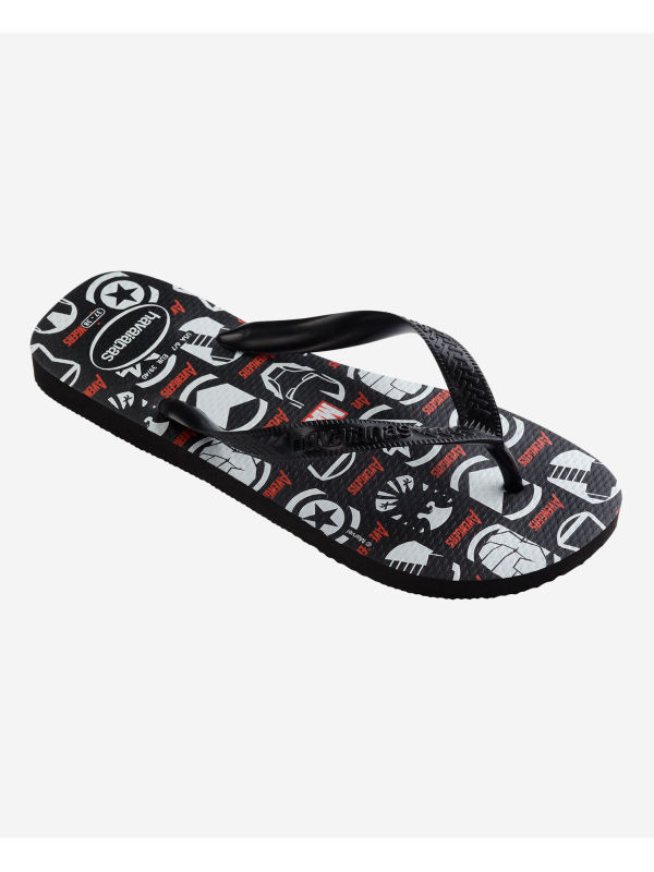 Havaianas Top Marvel Logomania - BLACK
