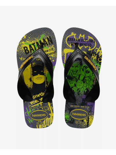 Havaianas Kids Max Herois - STEEL GREY/BLACK