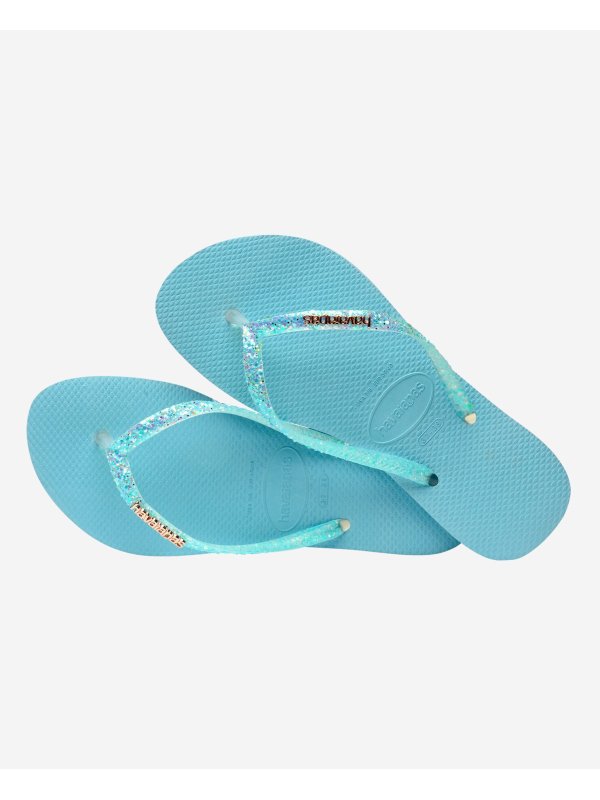 Havaianas Slim Glitter Flourish - NAUTICAL BLUE