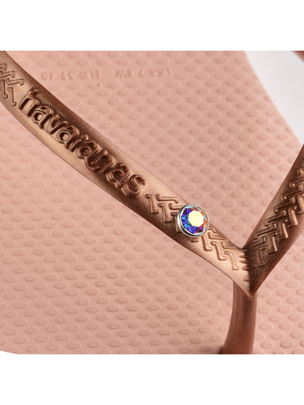 Havaianas Slim Crystal Sw II - BALLET ROSE