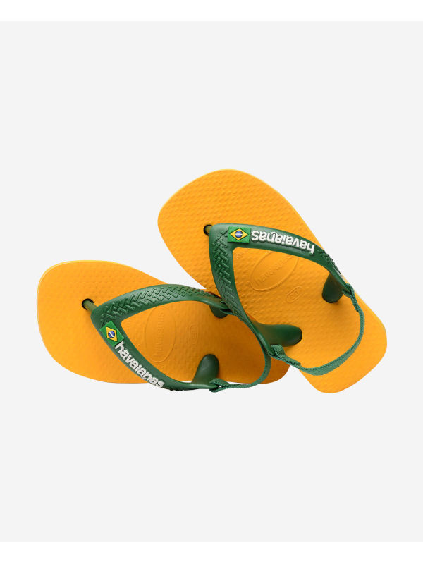 Havaianas Baby Brasil Logo II - POP YELLOW/AMAZON