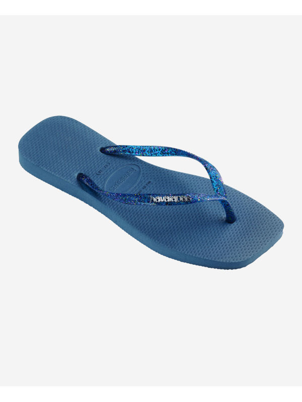 Havaianas Square Logo Metallic - COMFY BLUE
