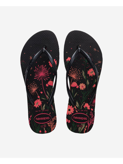 Havaianas Slim Organic - BLACK/PINK