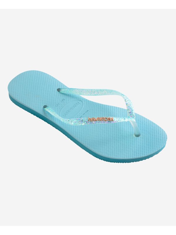 Havaianas Slim Glitter Flourish - NAUTICAL BLUE